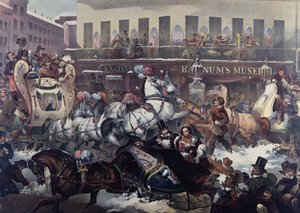 Sleetje Rijden in New York 1855
